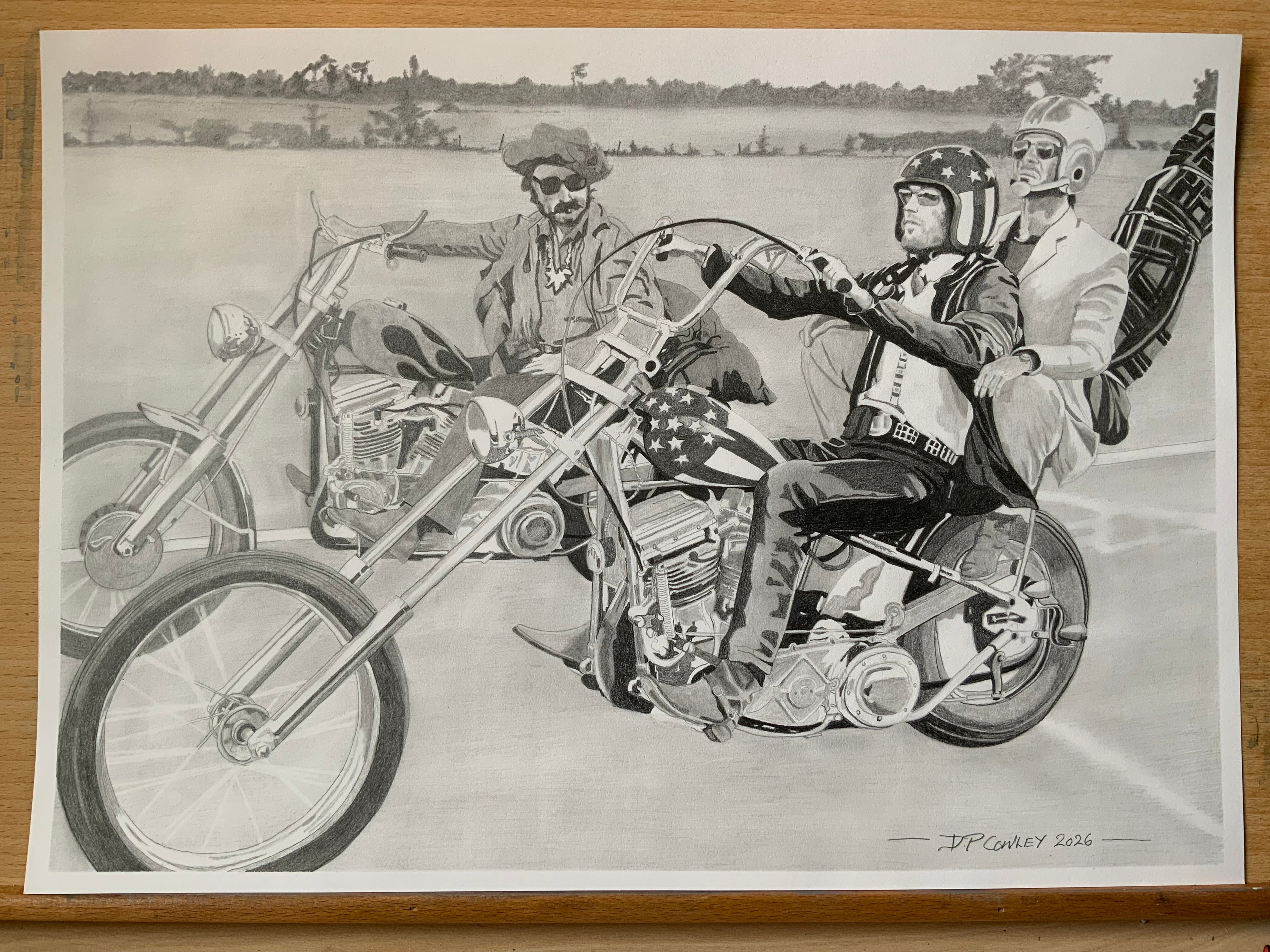 Easyriders - Pencil sketch