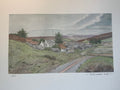 Hand painted ‘Calf Of Man Observatory Limited Edition Print’