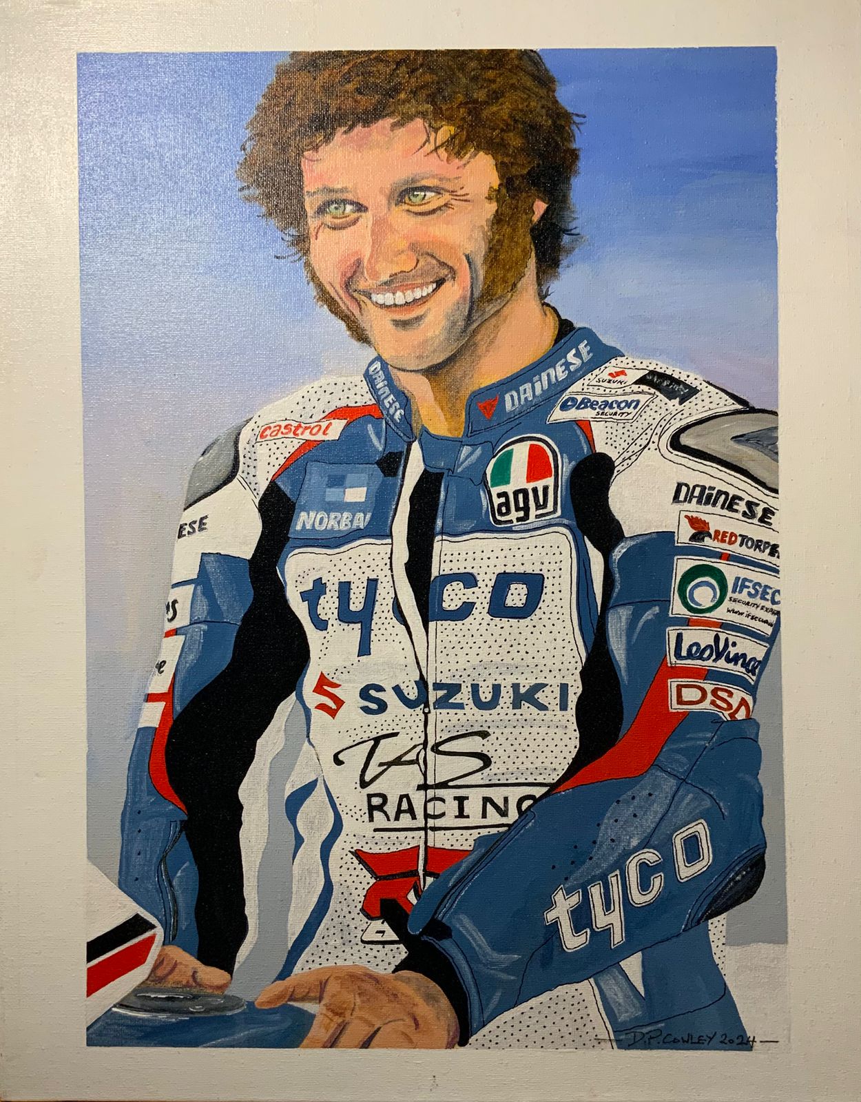 Guy Martin – Original Acrylic Painting
