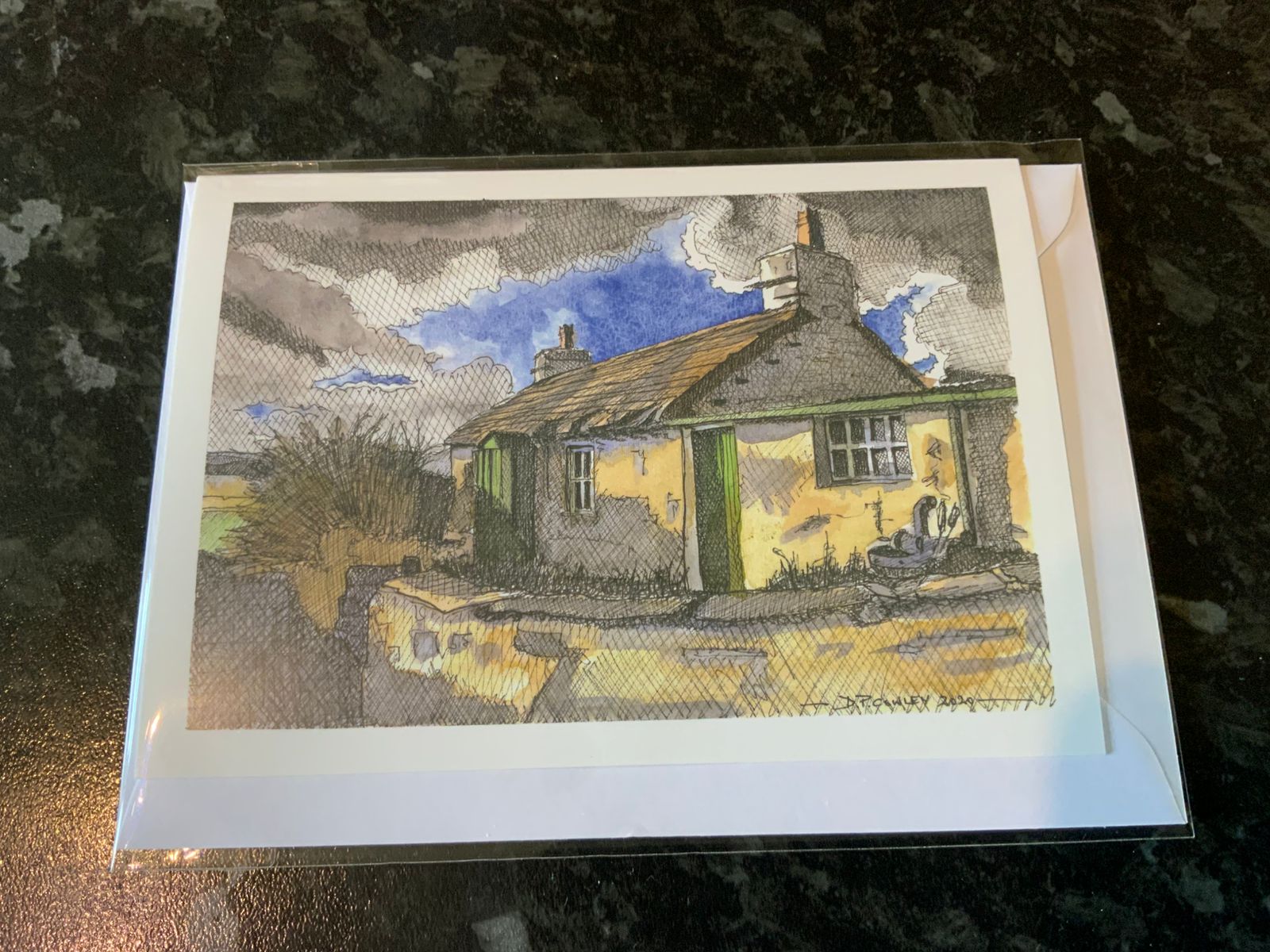 Weavers Cottage – A6 Greeting Card