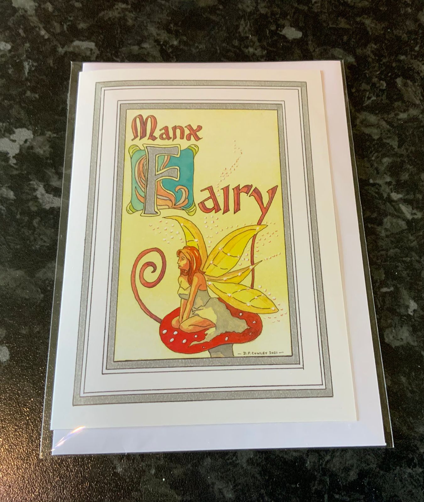Manx Fairy – A6 Greeting Card