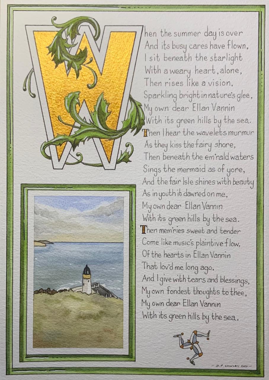 Ellan Vannin – A4 Limited Edition Print